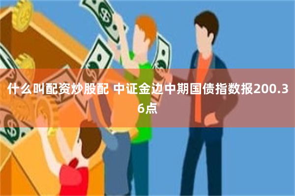 什么叫配资炒股配 中证金边中期国债指数报200.36点