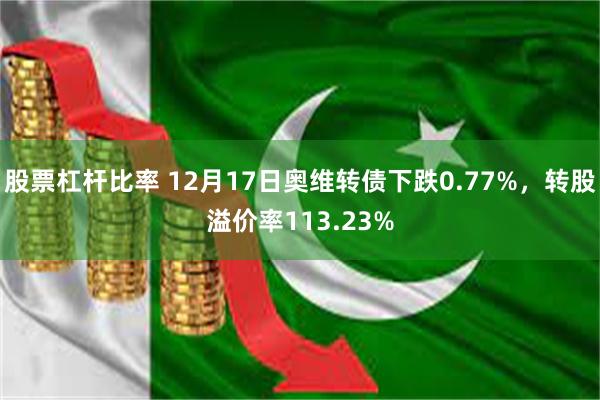 股票杠杆比率 12月17日奥维转债下跌0.77%，转股溢价率113.23%